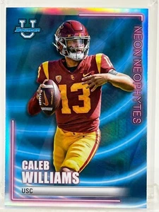 Caleb Williams 2022 Bowman Best U Neon Neophyte #NN-1 USC - Picture 1 of 2