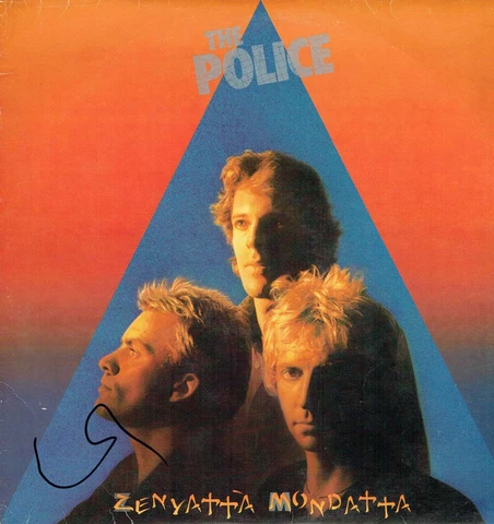 STING Signed The Police Zenyatta Mondatta Vinyl Album AFTAL Autograph COA Cover