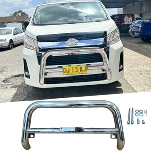 Stainless Steel Nudge Bar Grille Guard to suit Toyota Hiace H300 2019+ - Picture 1 of 4