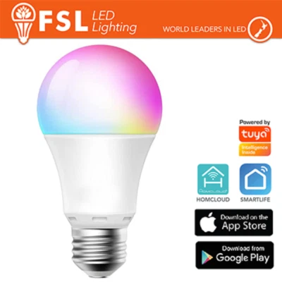 Lampada smart GOCCIA SMART E27  luce LED 10W WiFi RGB+3colorazioni BLUETOOTH - Immagine 1 di 4