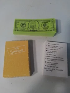 Simpsons Loser Take All Money Homer Dollar Bills..Loser Stupid Cards..Ships Fast - Picture 1 of 1