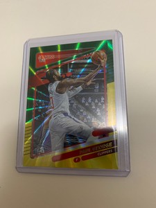 2021-22 Donruss Paul George Green/Yellow Holo Laser #32 🔥