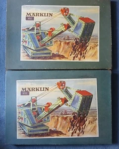 2 Märklin Metallbaukästen 1012 / 1032 vom Dachboden, bespielt - Bild 1 von 7