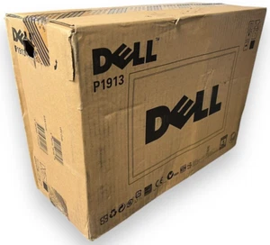 (BRAND NEW) Dell Professional P1913 Black 19" 5ms Height Adjustable LCD Monitor - Picture 1 of 5