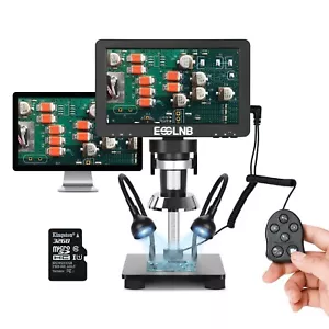 1200X Digital Microscope 7 inch LCD Microscope with 32G Card Video Camera - Picture 1 of 10