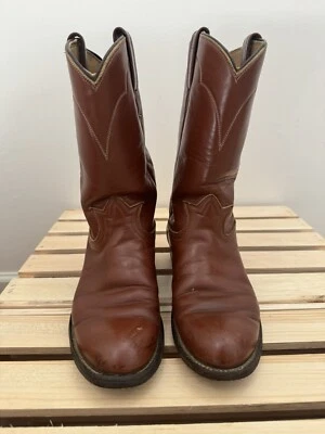 Женские ковбойские сапоги вестерн TONY LAMA цвет коньяк коричневая кожа размер ранчо 4,5B - Изображение 1 из 4