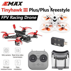 Drone de course EMAX Tinyhawk III Plus Freestyle 2,4 GHz FPV RC ELRS E8 émetteur
