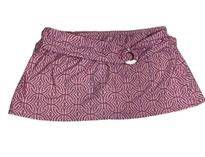 Antonio Melani Bathing Suit Skirt Womans Pink/Lavender Pull On Ring Accent - Picture 1 of 14