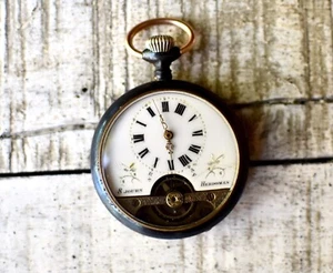 Antique Pocket Watch Hebdomas Swiss Collectable Pocket Watch - Picture 1 of 5