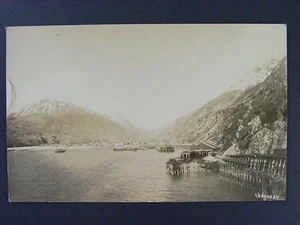 Skagway Alaska AK Antique Real Photo Postcard RPPC 1920s - Picture 1 of 2
