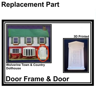 Vintage Wolverine "Town & Country" Dollhouse Replacement Part Door and/or Frame - Image 1 of 3