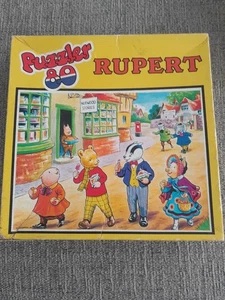 Vintage 1973 Rupert Puzzler Jigsaw 80 Large Pieces - Picture 1 of 5