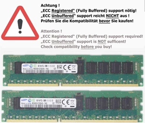 16GB (2x8GB) ECC Registered RAM PC3L-12800R DDR3-1600 M393B1G70QH0-YK0 (#379) - Afbeelding 1 van 2