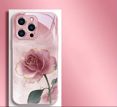 For iPhone 17 Air 17 Pro Max 16 15 14 13 12 XR XS 7 8 Phone Case Fashion Flower - Image 1 of 4