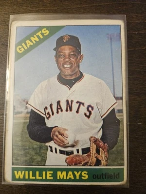 Willie Mays Topps #1 Giants Foto 1 de 2