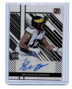 Braiden McGregor 2024 Leaf Collective Pro Set Bianco Auto 2/2 | RARO - Foto 1 di 2