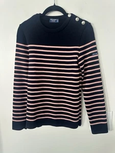 Saint James L’Atelier Paris Striped Sweater 6 - Picture 1 of 9