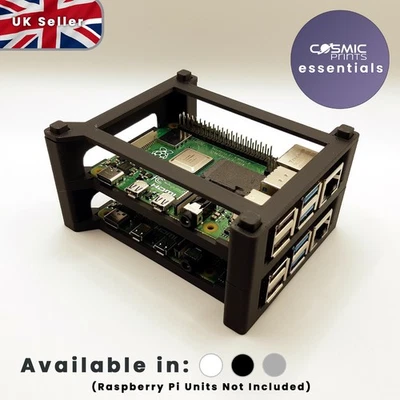 Raspberry Pi Stacking Tower | 3D Printed Holder for Pi B / B+ / 2 / 3 / 4 - Image 1 of 4