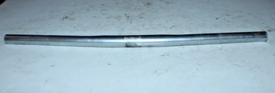 Manillar de barra plana MTB 25,4/22,2 mm 58 cm plateado descenso Trail acero ¡Envío a EE. UU.! Foto 1 de 4