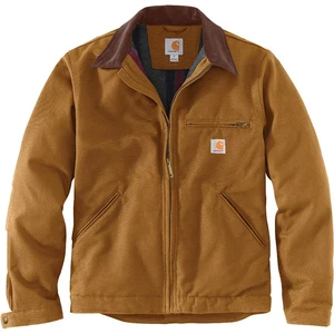 Carhartt Men’s Duck Detroit Work Jacket Brown Size L/XL - New - Picture 1 of 9