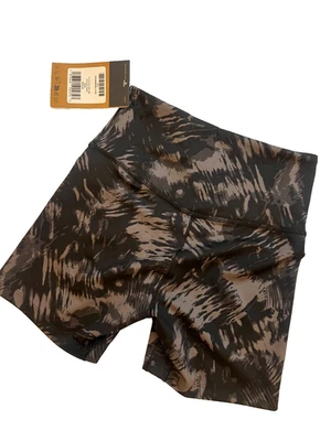 Pantalones Cortos Ajustados The North Face Flex 5" Mujer Negro Estampado Cascada Gimnasio Yoga 2025 Foto 1 de 4