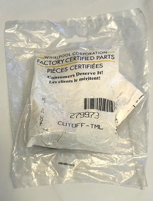 279973 WHIRLPOOL DRYER THERMAL CUTOFF / HIGH TEMPERATURE THERMOSTAT - OEM - Image 1 of 3