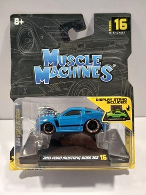 Muscle Machines 2013 FORD MUSTANG BOSS 302 1:64 Diecast - #16 - Image 1 of 2