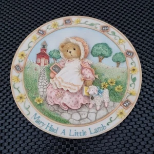 Cherished Teddies 3D Nursery Wall Hanging Plaque Mary Had A Little Lamb 128902 - Picture 1 of 4