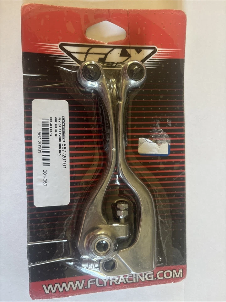 Fly Racing Grip Lever Set Black 567-20101 New In Package CRF 250 450 07-12 New - Image 1 of 1