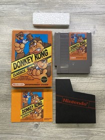 Donkey Kong Classics Nintendo NES - CIB Complete in Box! EXCELLENT Condition!