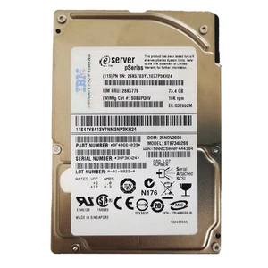 IBM 26K5779 26K5267 ST973402SS 73.4GB 10K 8MB SAS 2.5'' HDD Hard Drive - Picture 1 of 3