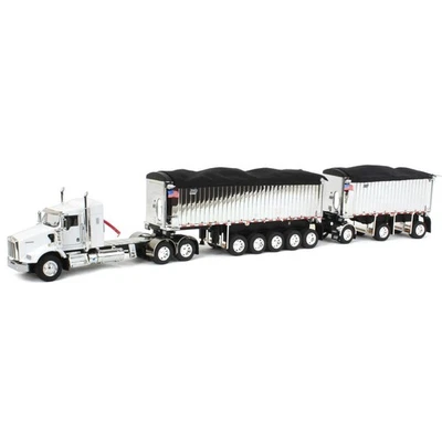 1/64 Kenworth T800 Con Rimorchi Chrome East Genesis II End Dump, DCP, 60-1571 - Immagine 1 di 4