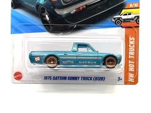 Hot Wheels 1975 Datsun Sunny Truck B120 (#93) SUPER CUSTOM WHEEL SWAP by AEB - Picture 1 of 5