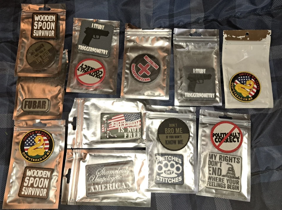 5ive Star Gear PVC Morale Parche-Gancho y Bucle-Surtido de 12 Parches (Elección Aleatoria) Foto 1 de 1