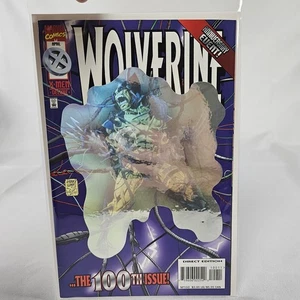 Wolverine April 1996 Marvel Comics holografisches Cover die 100. Ausgabe Pls LESEN⬇ - Bild 1 von 16