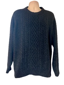 Maglione Uomo Grigio Fat Face Maglia Cavo XL Ottime Condizioni! - Foto 1 di 10