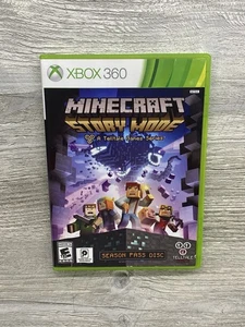 Xbox 360 Minecraft Story Mode Season Pass Disc - CIB Tested & Excellent PRISTINE - Picture 1 of 4