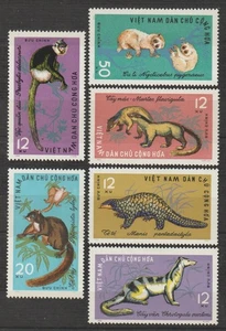 1965 North Vietnam Stamps Wild Animals Scott # 350-355 MNH - Picture 1 of 1