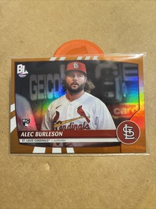2023 Topps Big League Alec Burleson Rookie Rc Orange Foil #201 Cardinals