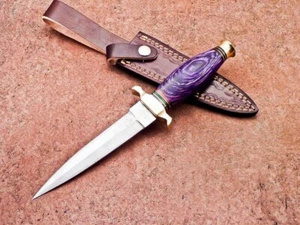 Rare Dagger Boot FIX BLADE Knife CUSTOM HANDMADE FORGED D2 Steel KNIFE - 90 - Picture 1 of 8