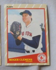 1989 Fleer SuperStars  #9 Roger Clemens Boston Red Sox Baseball Card