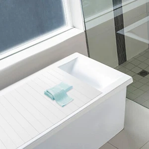 Faltbare Badewannenabdeckung Badewannenbrett Ablage Badewannenablage 170x70 cm - Bild 1 von 20