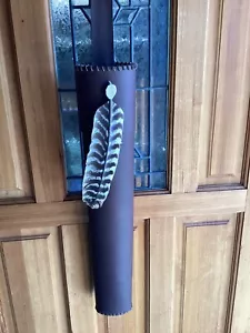 CUSTOM HANDMADE TRADITIONAL ARCHERY BACK QUIVER - Picture 1 of 7