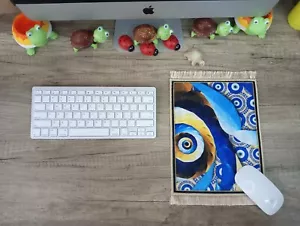Evil Eye Bead Model Mouse Pad. Turkish Carpet Patterned.Christmas gifts. - Picture 1 of 4