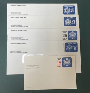 Official Mail Envelopes Mint, Used Lot Of 34 UO73, UO74, UI75, UO76, UO78, UZ4 - Picture 1 of 5