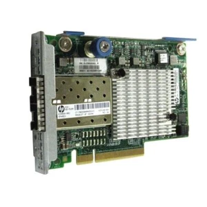 HP FlexFabric 634026-001 554FLR 10/40Gbps PCI-e Dual Port SFP Ethernet Adapter - Picture 1 of 6