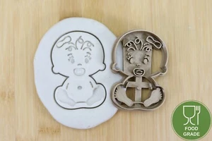 Keksstempel/ Ausstechform baby shower baby girl Keksausstecher PLA ca.8cm - Picture 1 of 22