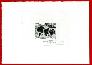 Monaco 1987 #1579c, Artist Signed Die Proof, Grape Vines, Fall - Picture 1 of 1