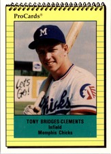 1991 Memphis Chicks ProCards #659 Tony Bridges-Clements