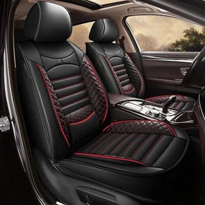 For Honda CR-V 2015-2016 Car Front Row Seat Covers PU Leather Cushion Protector - Picture 1 of 6
